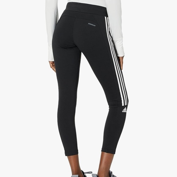 NWT adidas Women's Designed 2 Move 7/8 Tights high rise tight fit Aeroready med - Picture 6 of 16